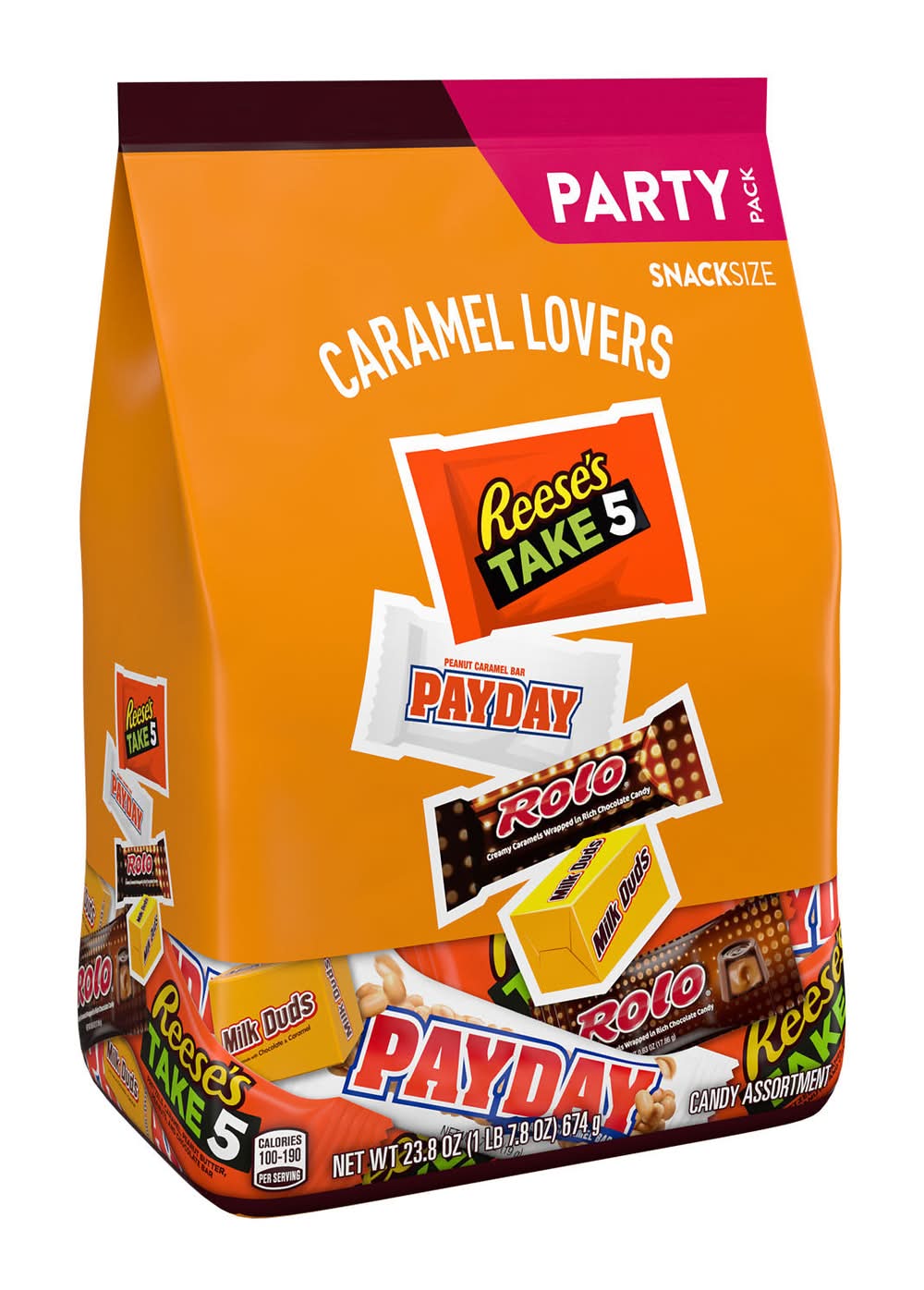 Hershey's Caramel Lovers Candy Assortment Snack Size Party pack (23.8 oz)