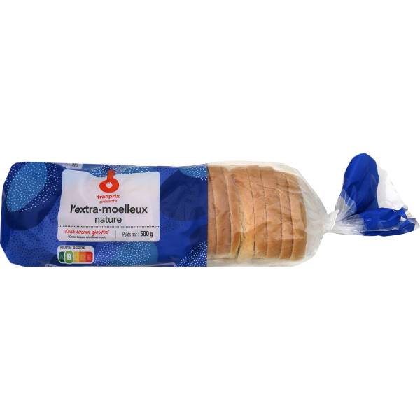 Franprix - Pain de mie nature extra-moelleux