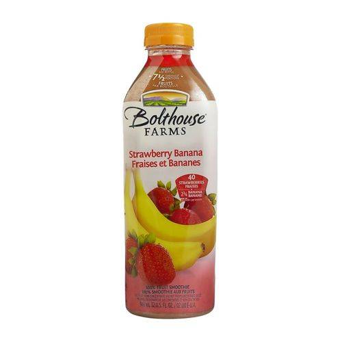 Bolthouse farms smoothie aux fraises et aux bananes (946 ml) - strawberry banana (946 ml)