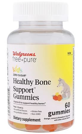 Walgreens Kids Healthy Bone Support Gummies, Assorted (60 ct)