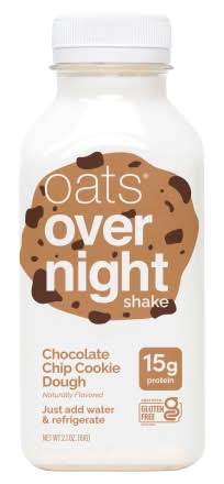 Oats Overnight Chocolate Chip Cookie Dough Oatmeal Shake (2.1 oz)