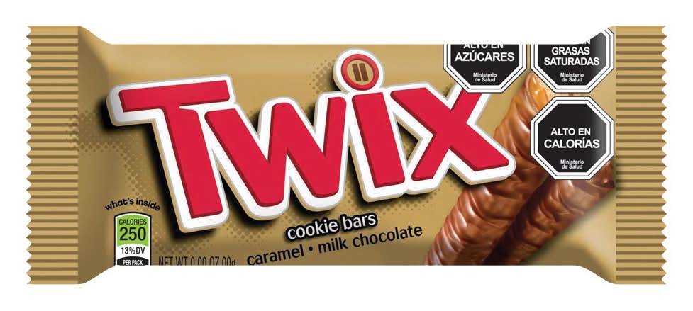 Twix · Barras de galletas cubiertas - Chocolate Con Leche-Caramelo (50,7 g)