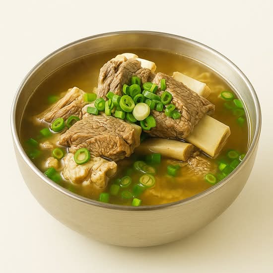 Galbitang with Rice 갈비탕