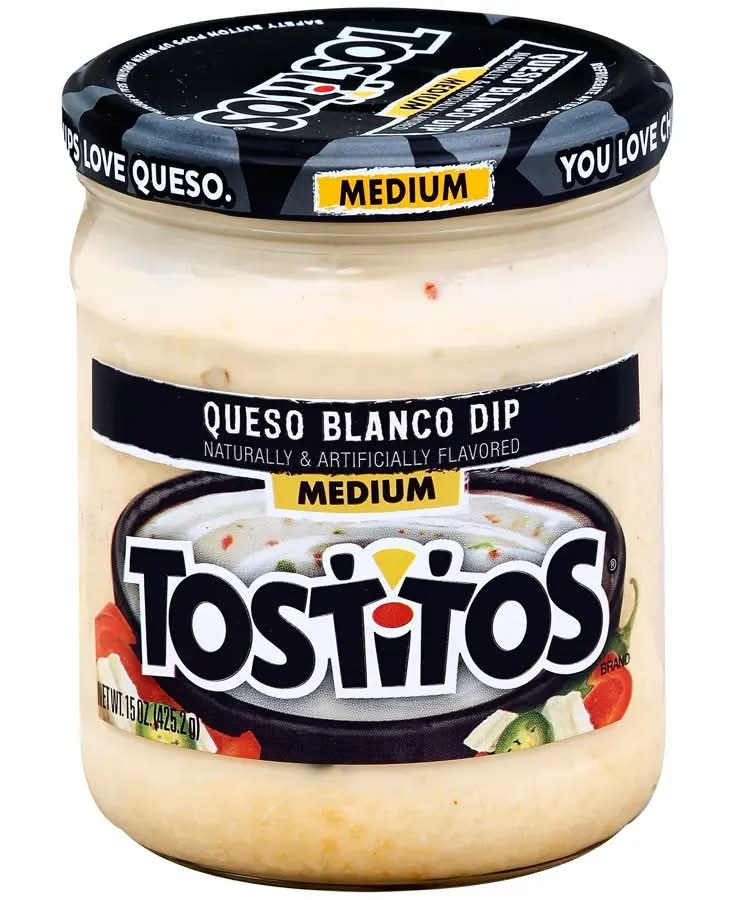 Tostitos Dip Queso Blanco Medium