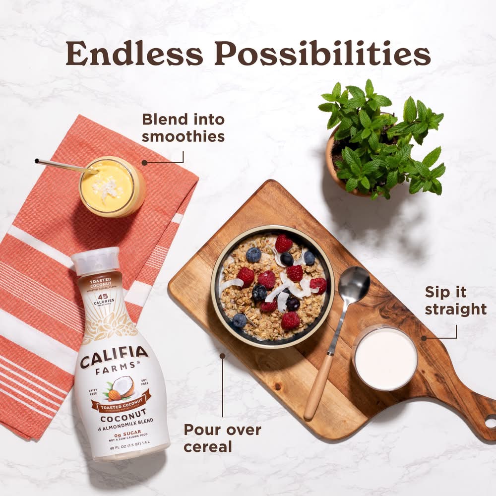 Califia Farms Toasted Coconut Almond Milk Blend (48 fl oz)