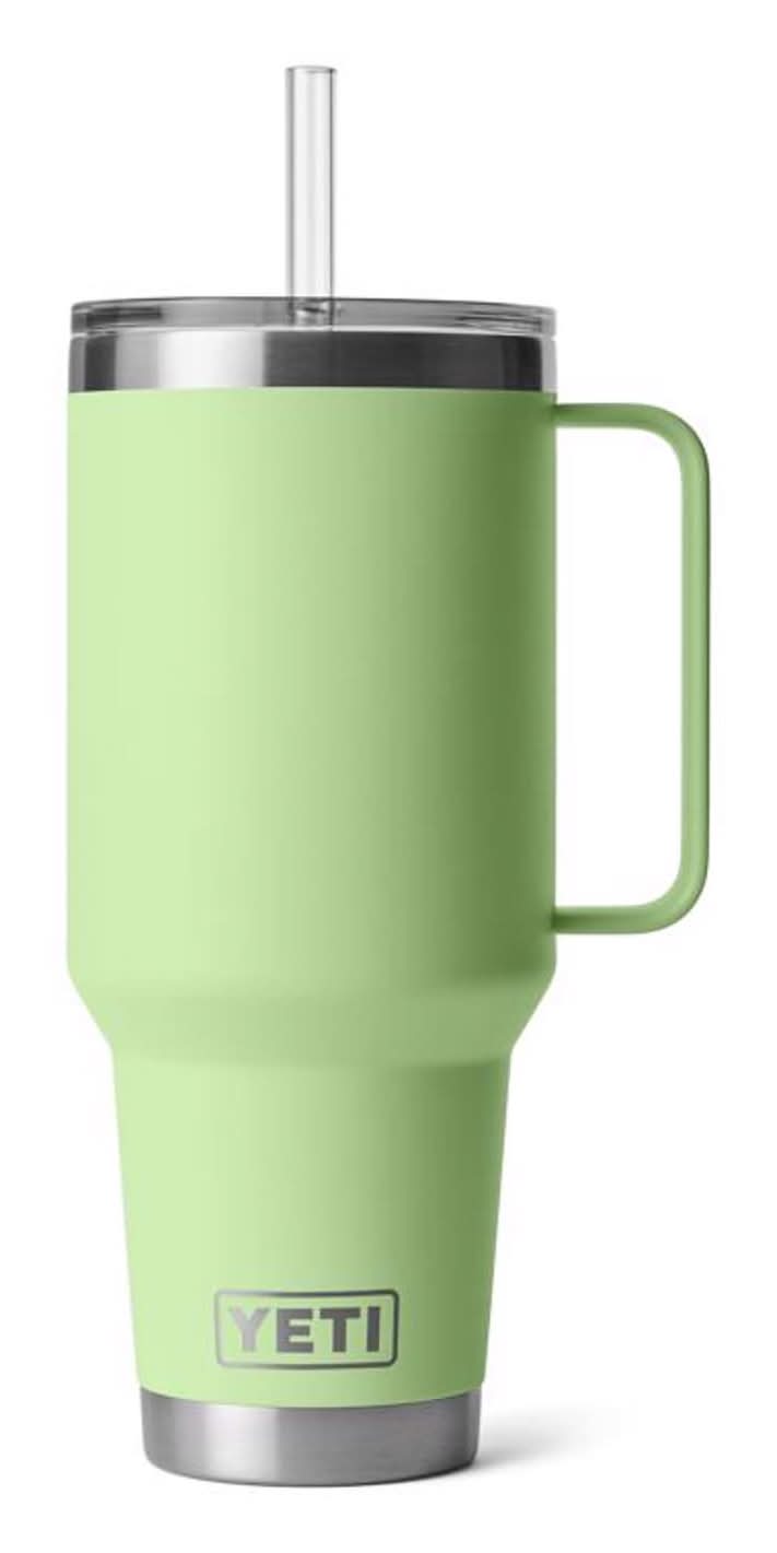 Yeti Rambler 42 Oz Key Lime Bpa Free Straw Mug