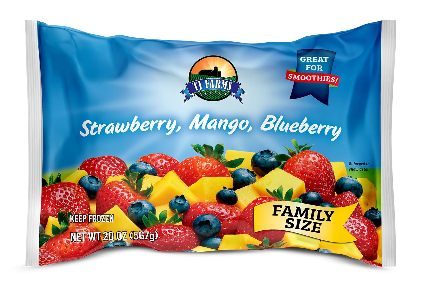 TJ Farms Select Strawberry, Mango & Blueberries (20 oz)