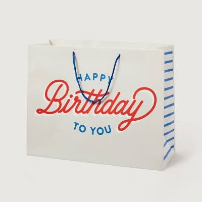 Spritz Happy Birthday To You Boys Gift Bag, Large