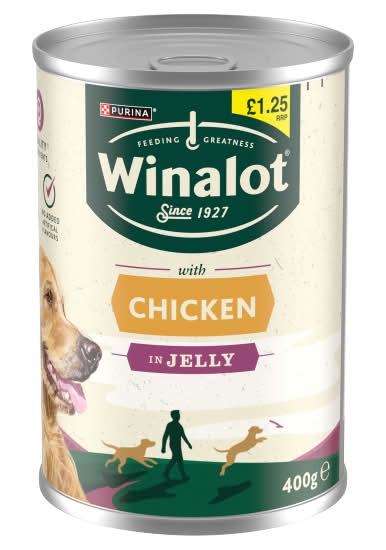 Winalot Chicken in Jelly Wet Dog Food (400g)