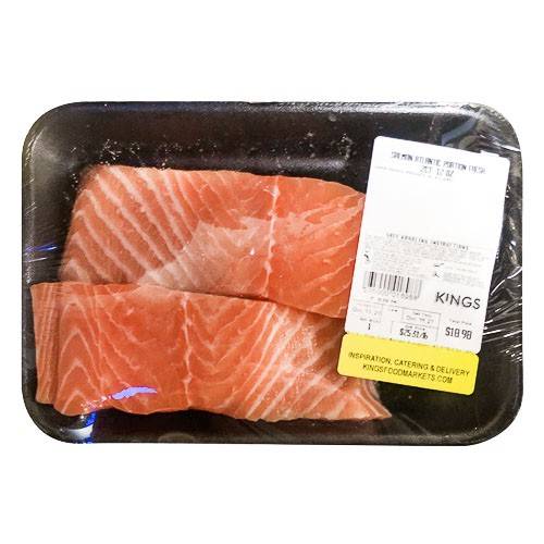Salmon Atlantic Portion Fresh (12 oz)