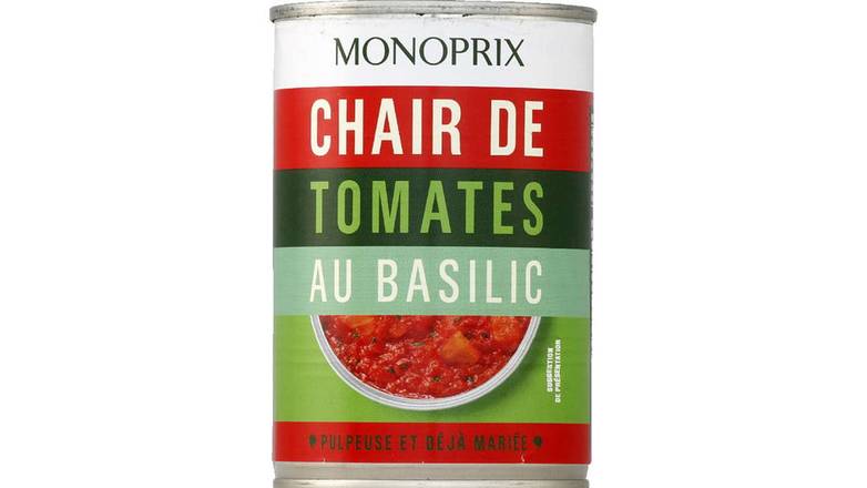 Monoprix - Chair de tomates au basilic