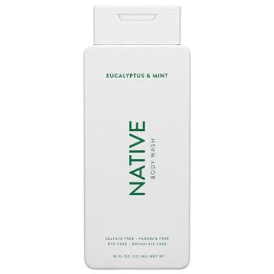 Native Eucalyptus & Mint Body Wash - 18 Oz