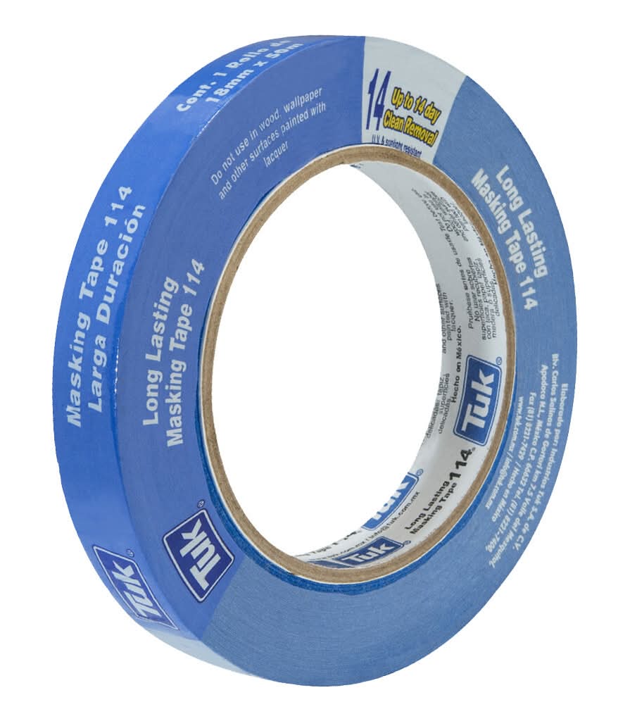 Tuk · Cinta masking tape 114, azul