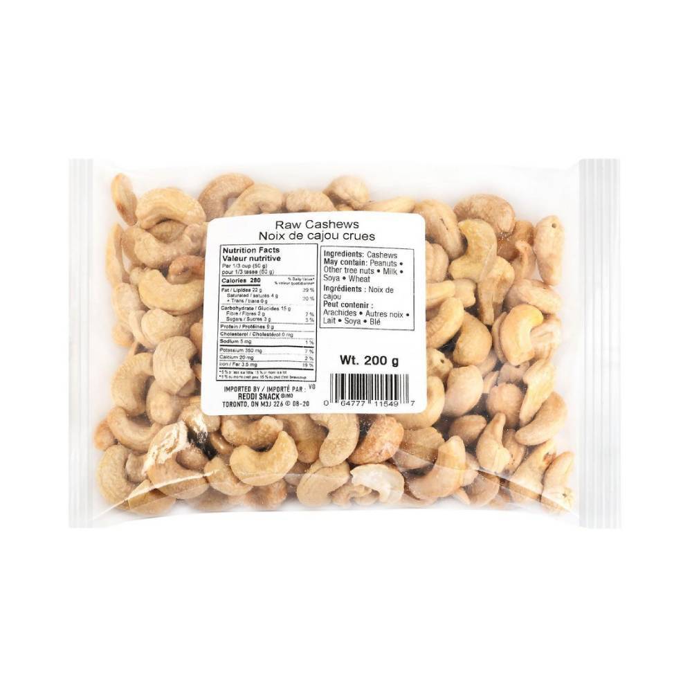 Reddi Snack Raw Cashews (200 g)