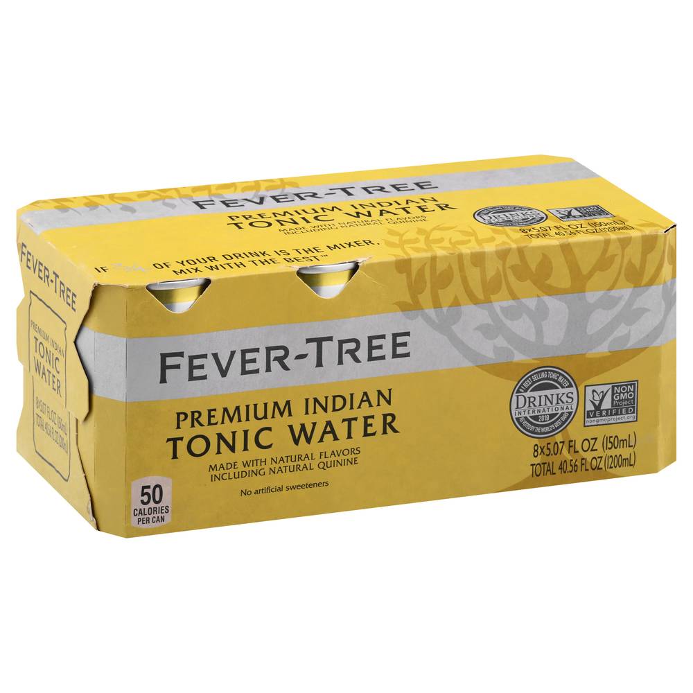 Fever-Tree Premium Indian Tonic Water (8 x 5.07 fl oz)