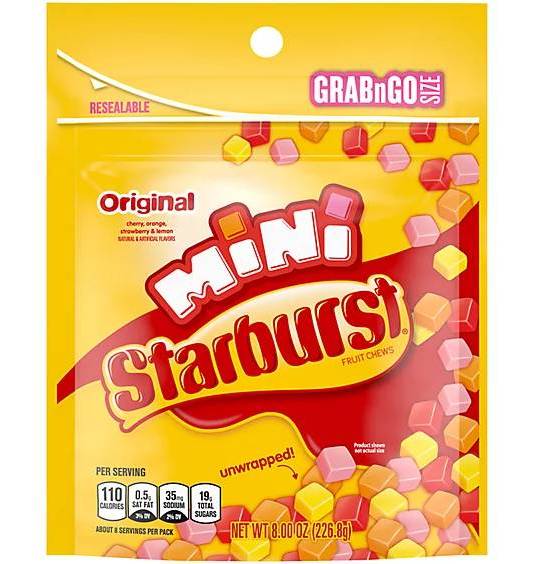 Starburst Mini Unwrapped! Share Size (8oz)