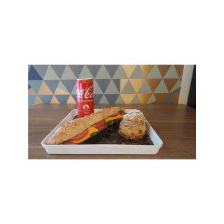 Le Rosbeef Cheddar +  boisson + dessert fait maison au choix