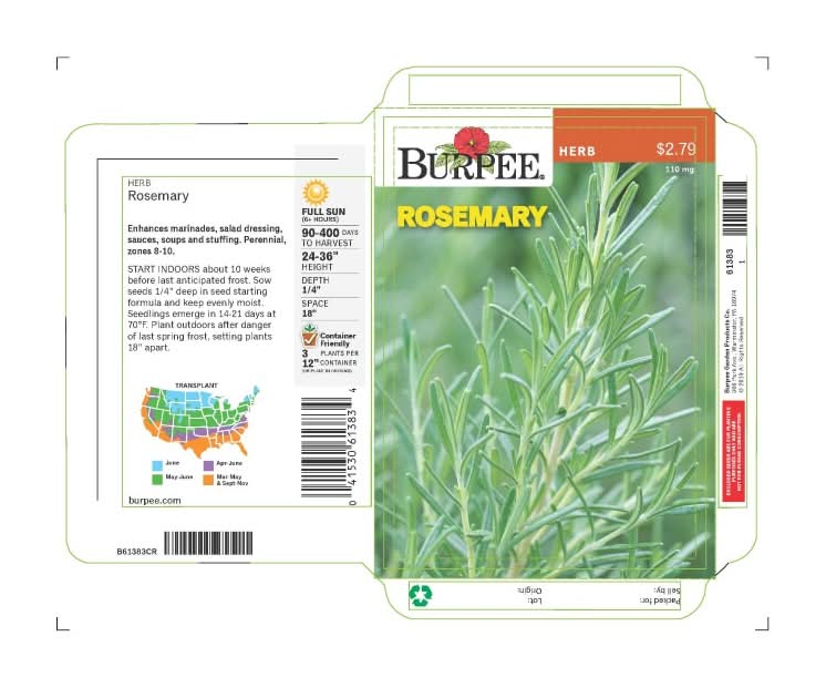 Burpee Rosemary Herb Seeds