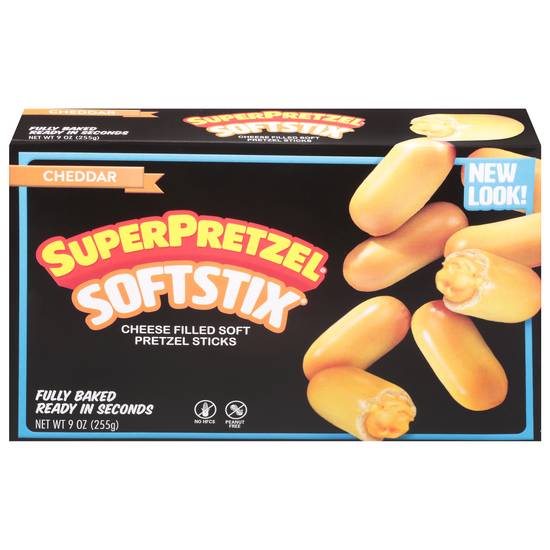 Super Pretzel Soft Stix Cheddar Pretzel Sticks