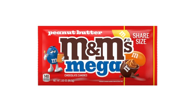 M&M's Mega Peanut Butter Chocolate 2.83 oz