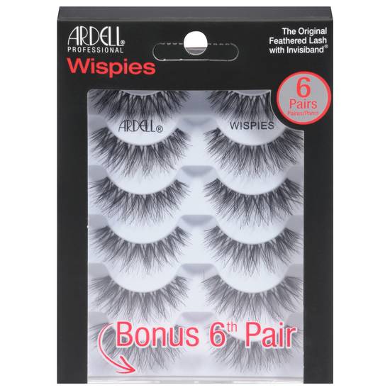 Ardell Wispies Original Feathered Lashes With Invisiband (5 pairs)