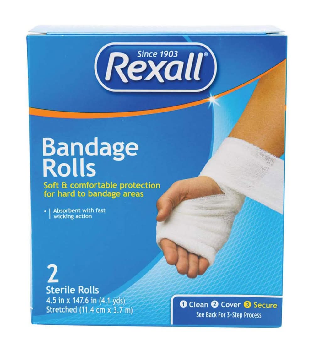 Rexall Sterile Bandage Rolls 2 Ct