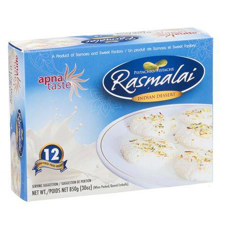 Apna Taste Rasmalai Pistachio (30 oz)