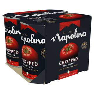 Napolina Chopped Tomatoes in a Rich Tomato Sauce 4 x 400g