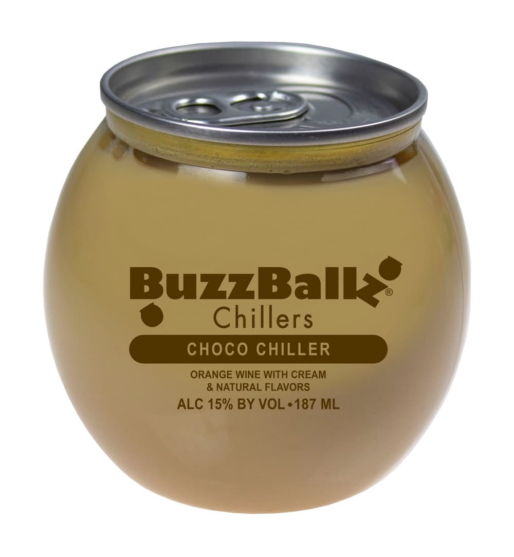 BuzzBallz Ready To Drink Wine Based Cocktail, Choco Chiller (187 ml)