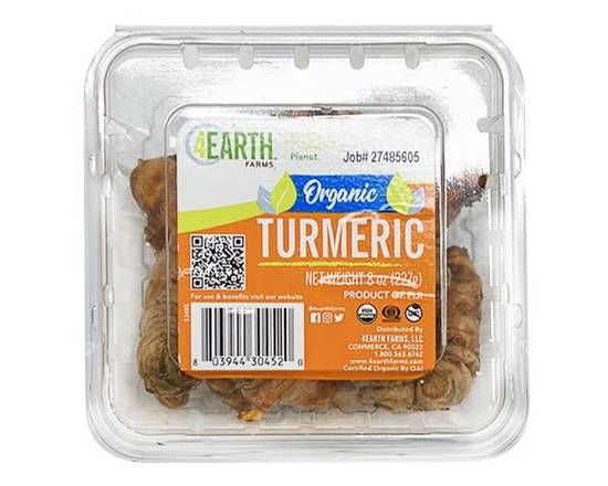 4 Earth Farms · Organic Turmeric (8 oz)