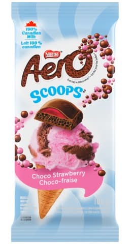 Aero Scoops Chocolate Bar, Strawberry