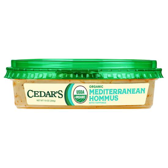 Cedar's Organic Mediterranean Hommus With Toppings