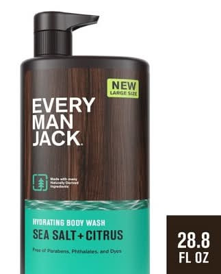 Every Man Jack Hydrating Body Wash, Sea Salt + Citrus, Men (28.8 fl oz)