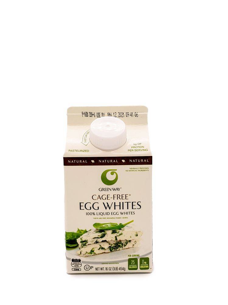 Green Way Cage Free Egg Whites (16 oz)