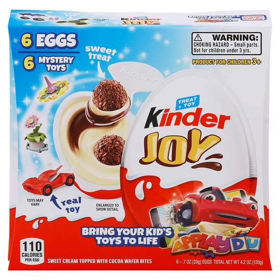Kinder Joy Egg Sweet Cream Topped Wafer Bites (cocoa)