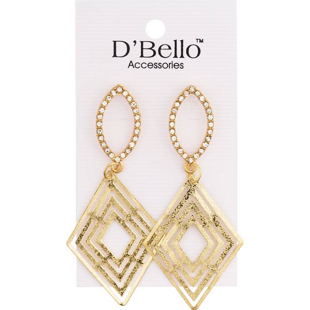 D'Bello Fashion Jewelry Earrings Carded Assorted