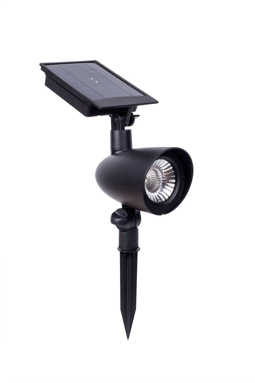 Harbor Breeze 60-Lumen Black Solar LED Spot Light | SS86P-F60C-BK-T15