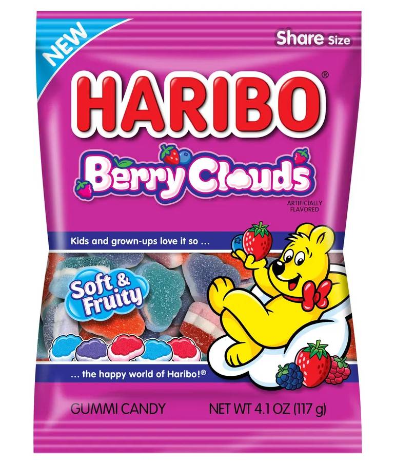 Haribo Berry Clouds Gummi Candy