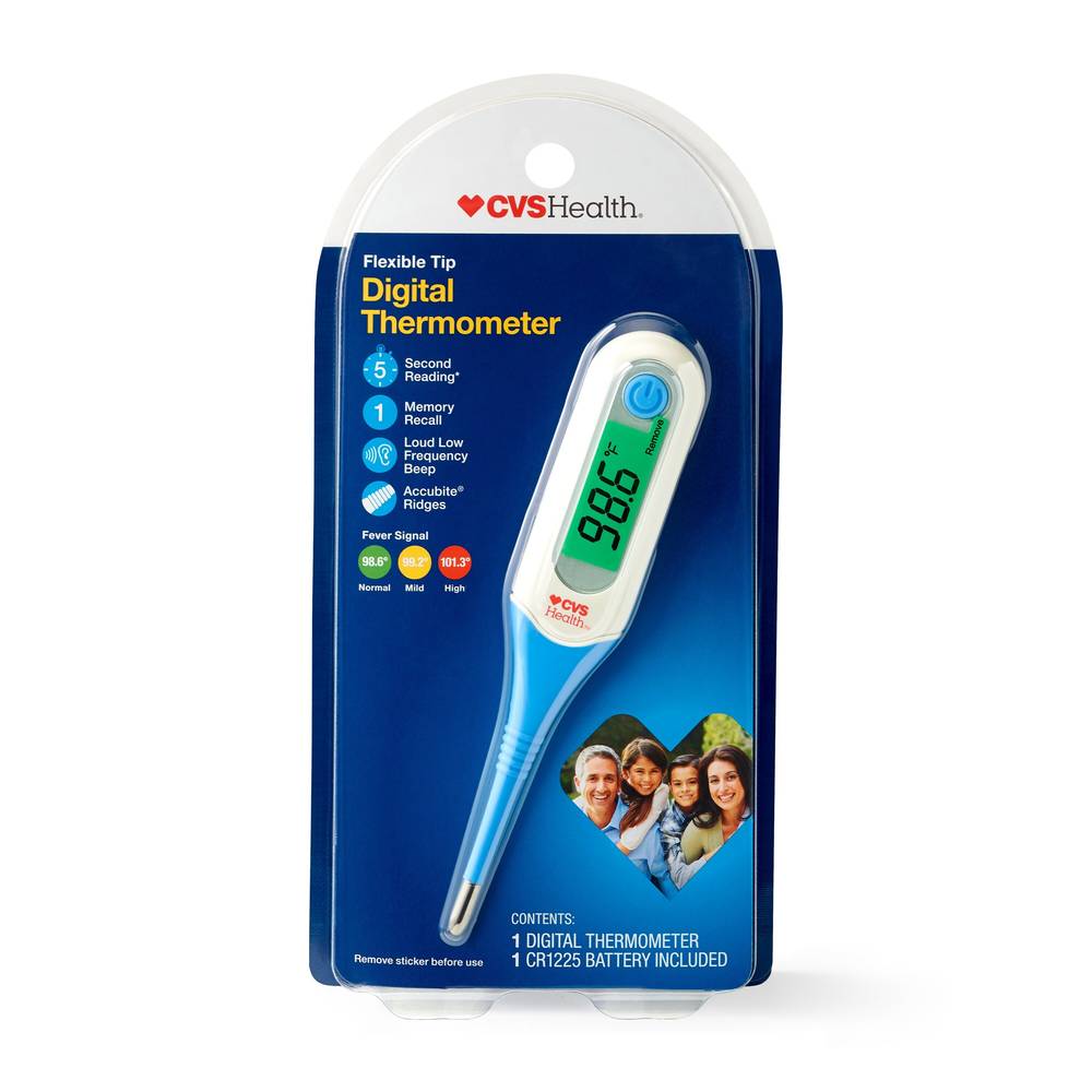 Cvs Health Flexible Tip Digital Thermometer