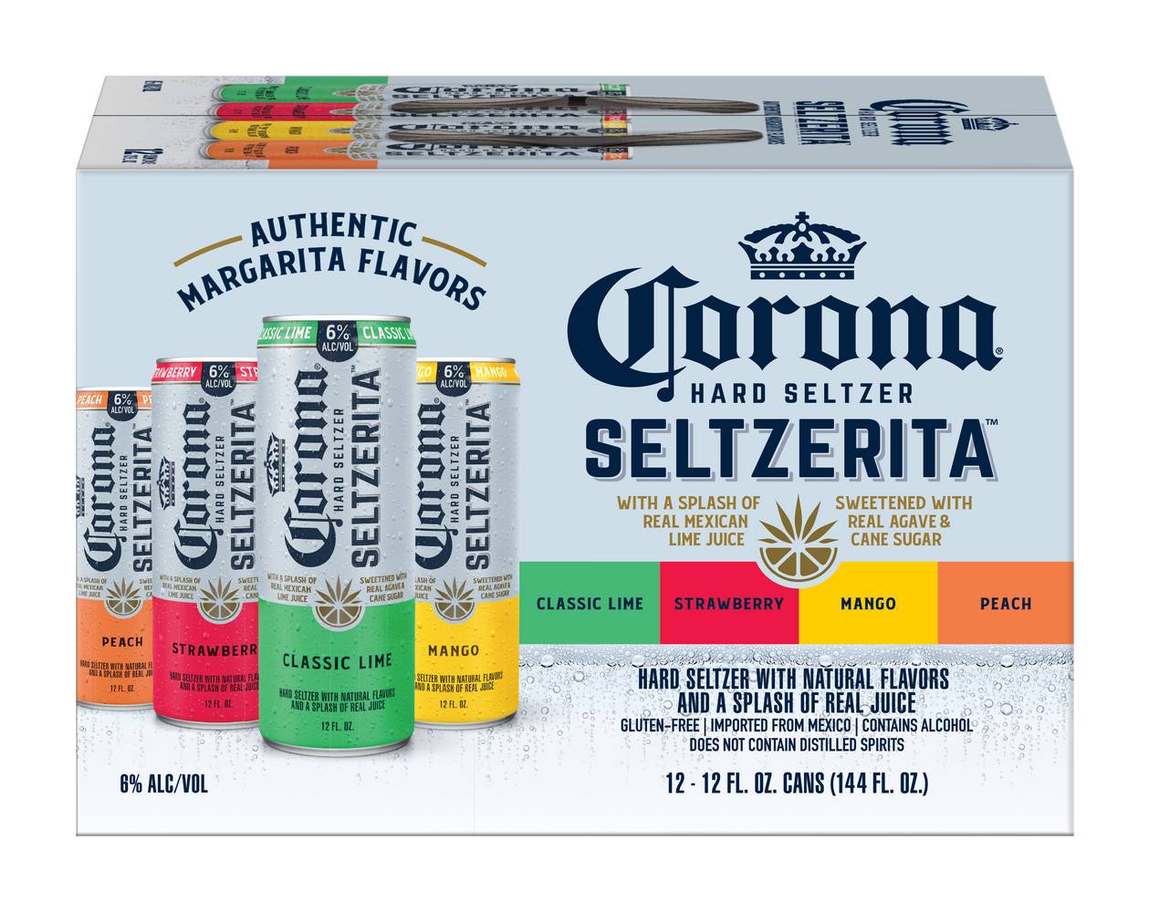 Corona Seltzerita Margarita Flavors Hard Seltzer Variety pack (12 x 12 fl oz)