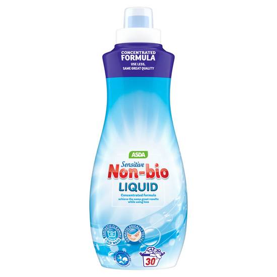 Asda Sensitive Non-Bio Liquid 900ml