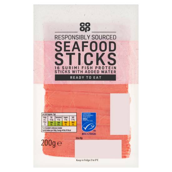 Co-op Seafood Sticks (200g)