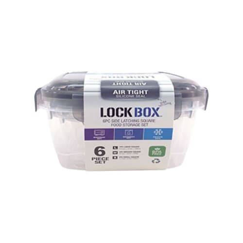 Save on Lock Box Side Latching Square Food Storage Set Order Online  Delivery