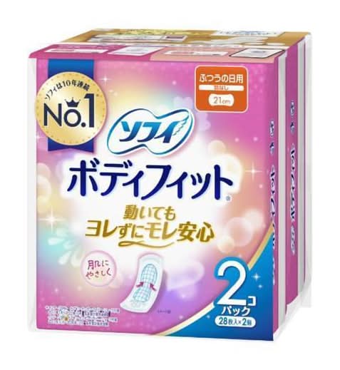ソフィボディフィット羽なし　昼用　２１ｃｍ　07218281