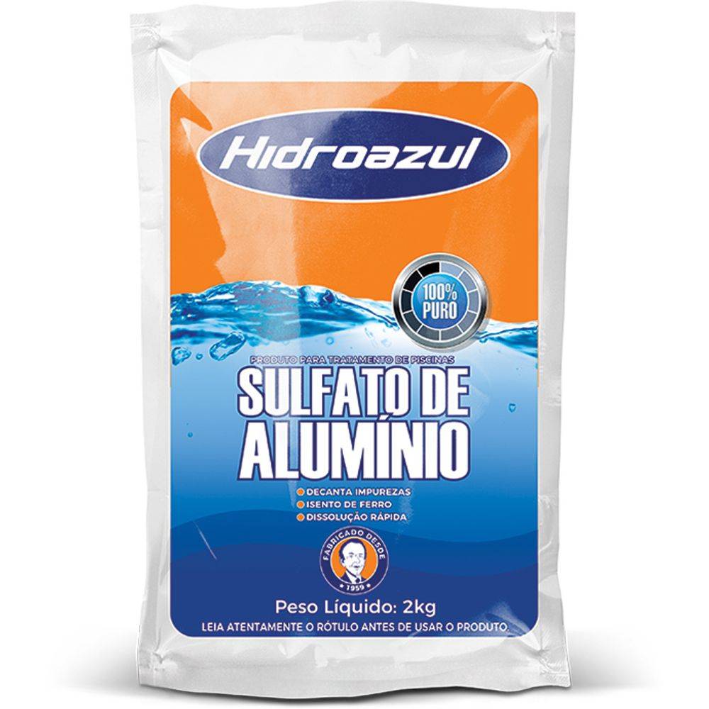 Hidroazul sulfato de alumínio (2kg)