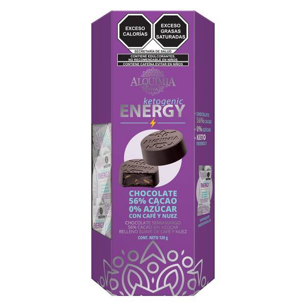 Alquimia viva · Ketogenic energy chocolate (120 g)
