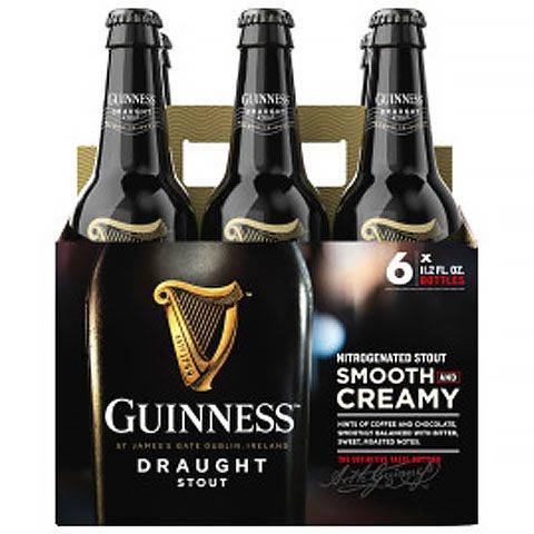 Guinness Draught 6 Pack 11.2oz Bottles