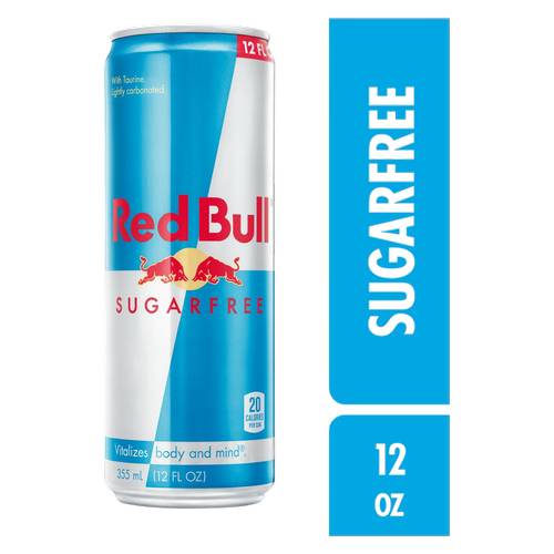 Red Bull Energy Drink Sugar Free 12oz Can