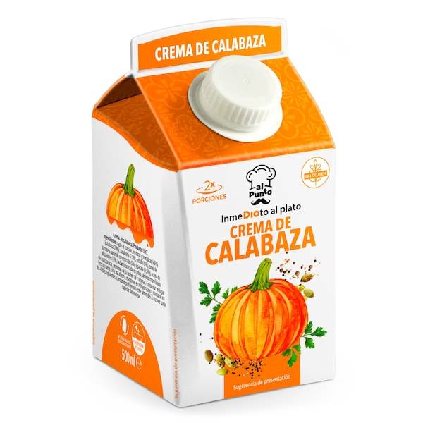 Crema de calabaza Al Punto brik 500 ml