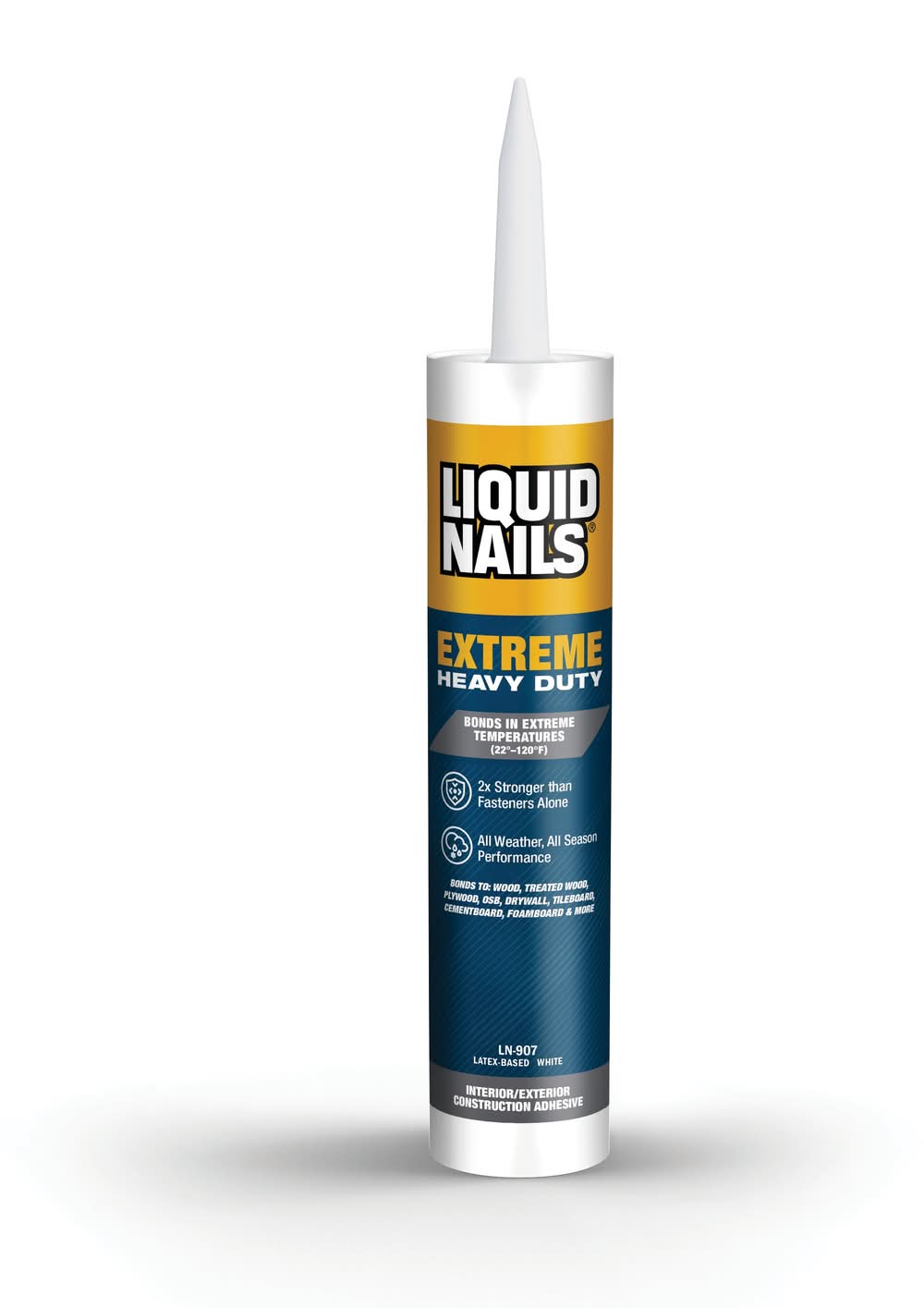 LIQUID NAILS Heavy Duty Extreme Heavy Duty Latex Off-white Multi-use Interior/Exterior Construction Adhesive ( 10-fl oz Fluid Oz)